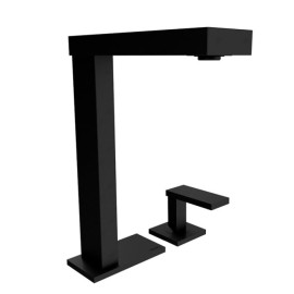 Llave alta de lavabo Scala Ébano