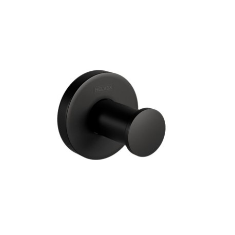 Gancho Sencillo Tubular Acabado Ébano